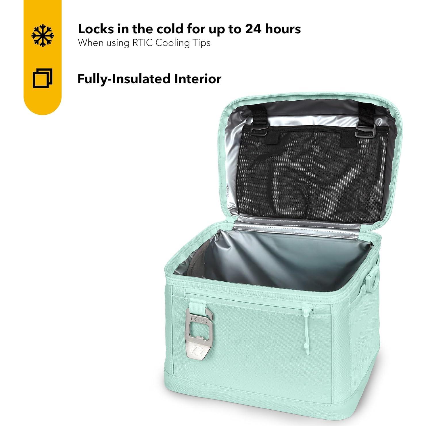 Enfriador Diario RTIC 15 Latas Aislado Portátil Menta Fresca