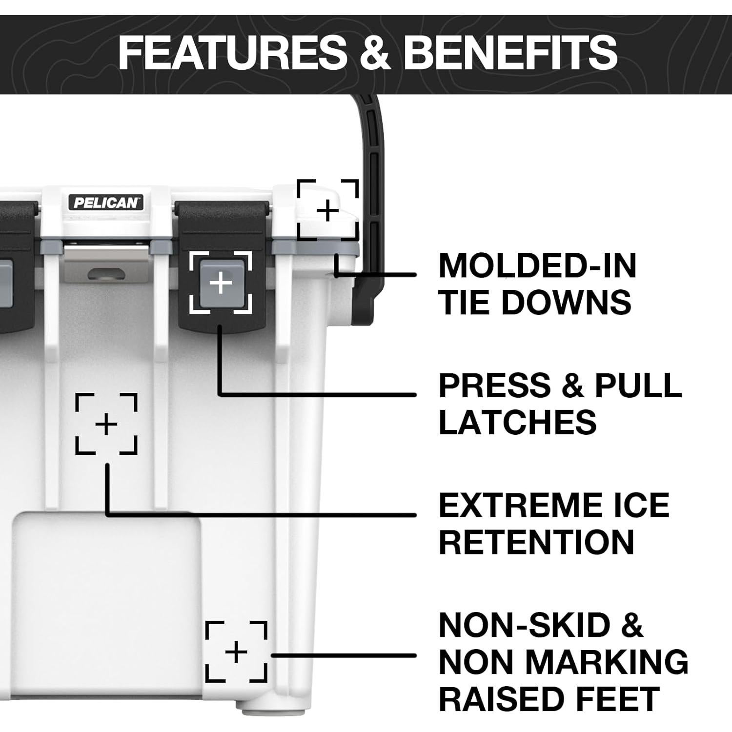 Enfriador Pelican 20QT Sage Gris - Aislamiento Extremo