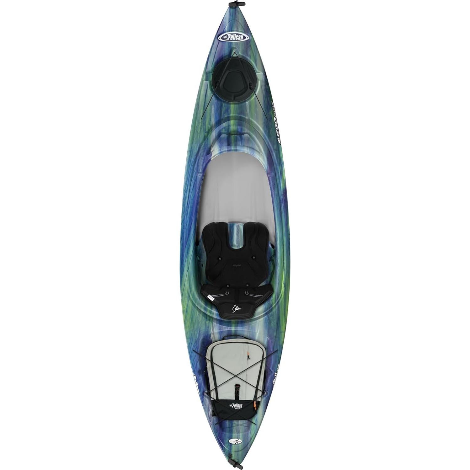 Kayak Recreativo Pelican Argo 100X EXO 3m Coral Azul con Cooler