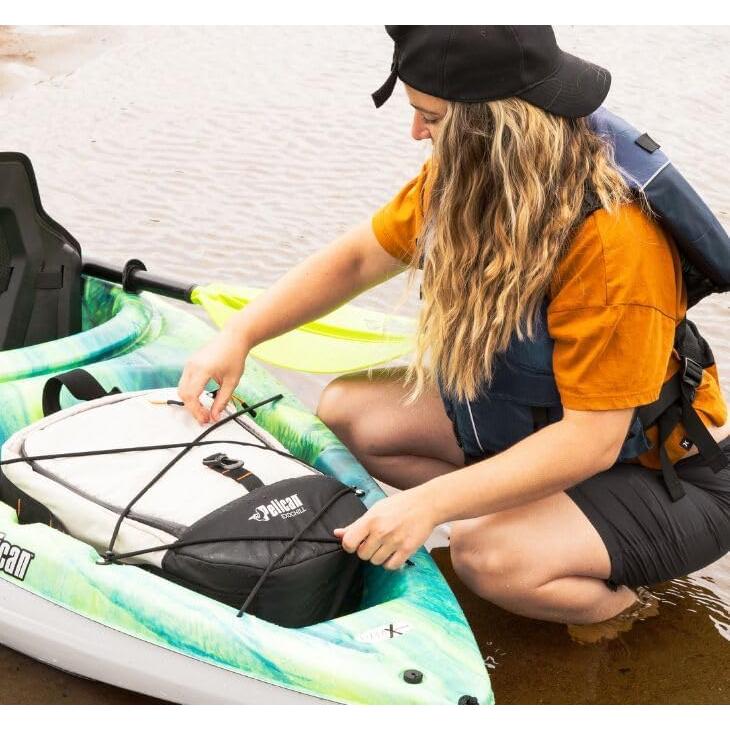 Kayak Recreativo Pelican Argo 100X EXO 3m Coral Azul con Cooler