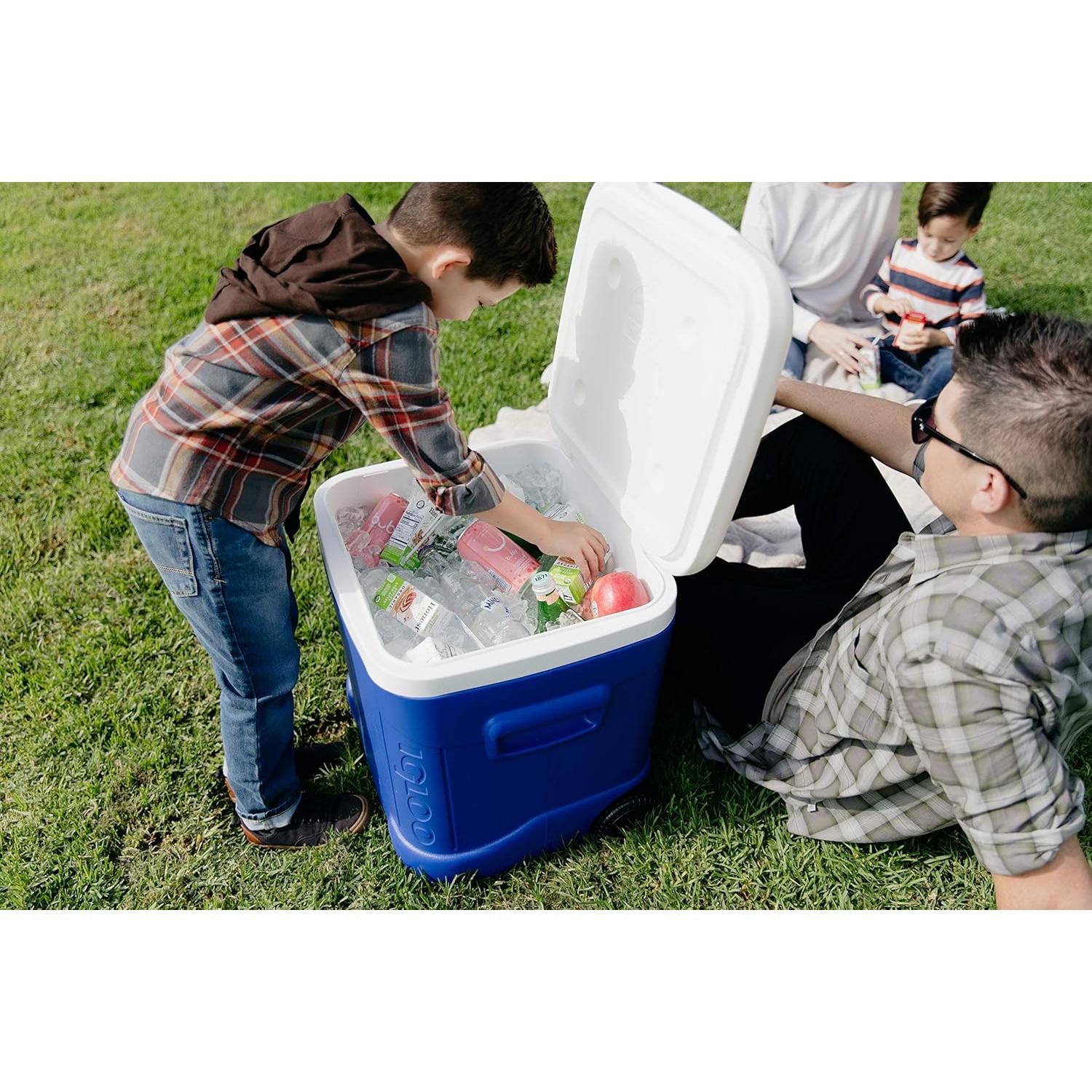 Enfriador portátil Igloo Ice Cube 60 Qt 57L con ruedas