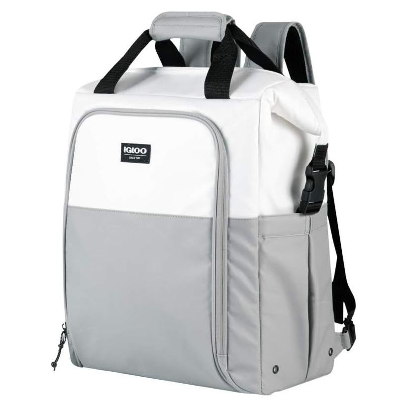 Mochila Igloo Switch para 30 latas - Blanco y Gris