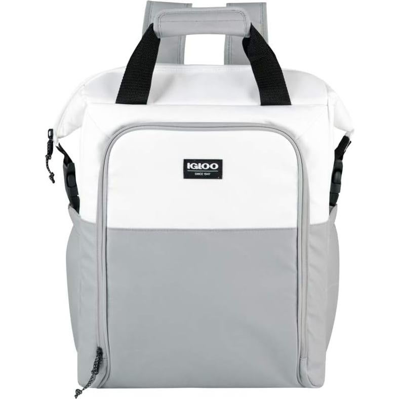 Mochila Igloo Switch para 30 latas - Blanco y Gris