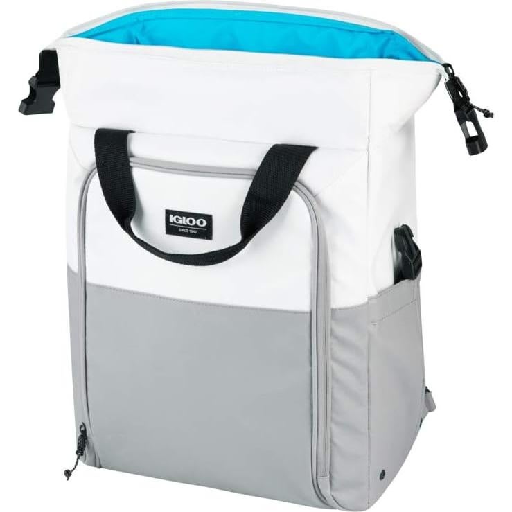 Mochila Igloo Switch para 30 latas - Blanco y Gris