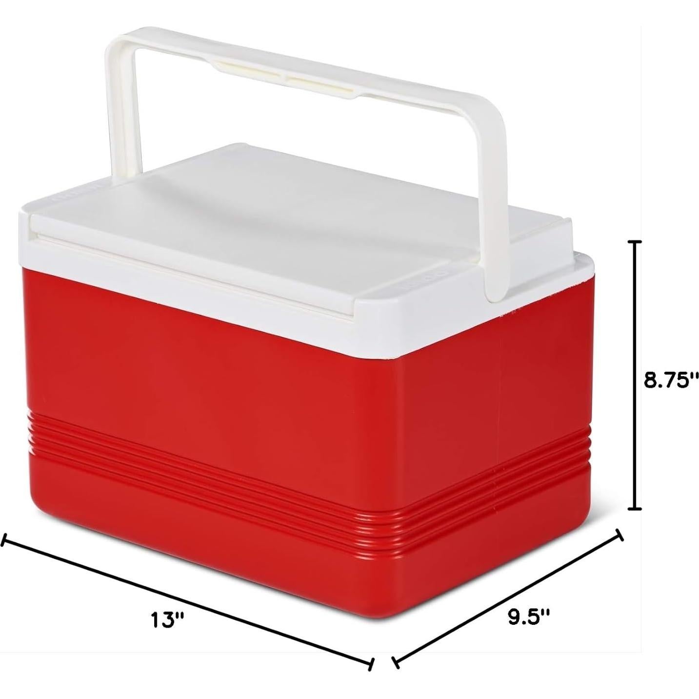 Enfriador Igloo Legend 12 Rojo 8.5 Litros Compacto