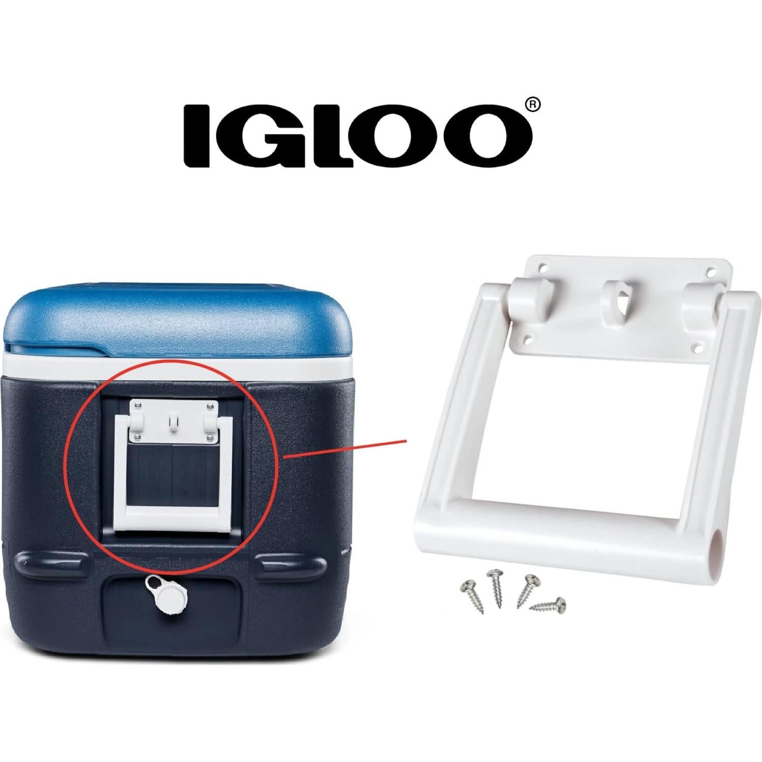 Asa de Enfriador Igloo 21025 para 90-100 Cuartos - Blanco