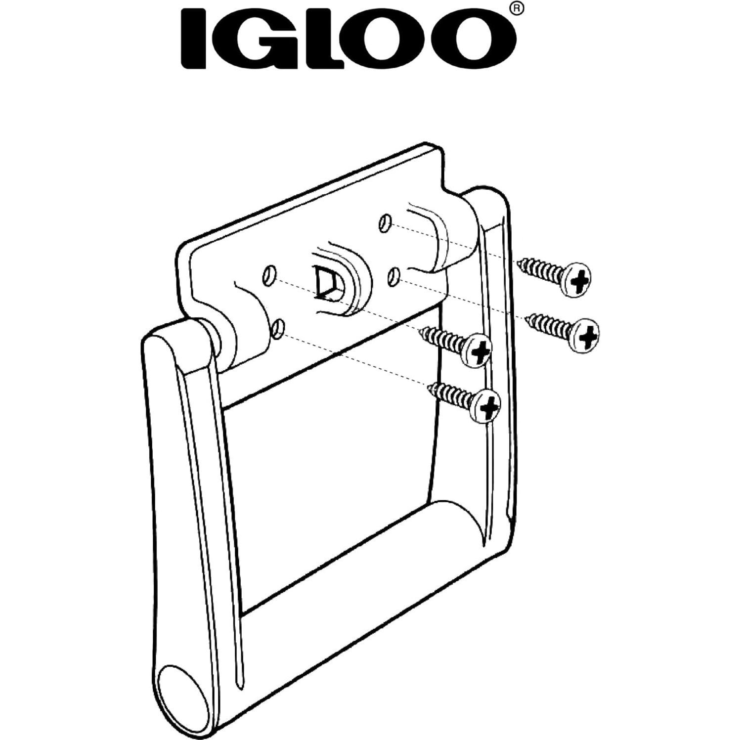 Asa de Enfriador Igloo 21025 para 90-100 Cuartos - Blanco