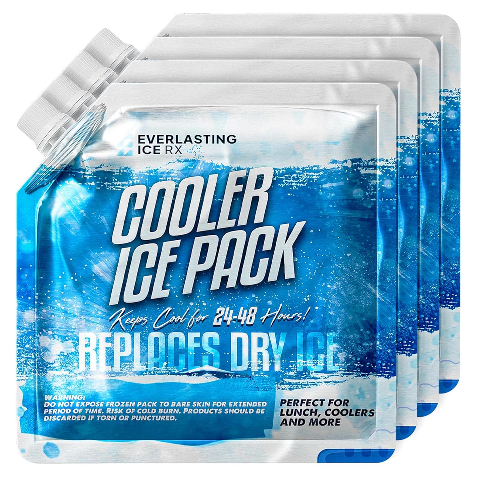 Paquete de 4 Paquetes de Hielo Reutilizables Everlasting Ice RX