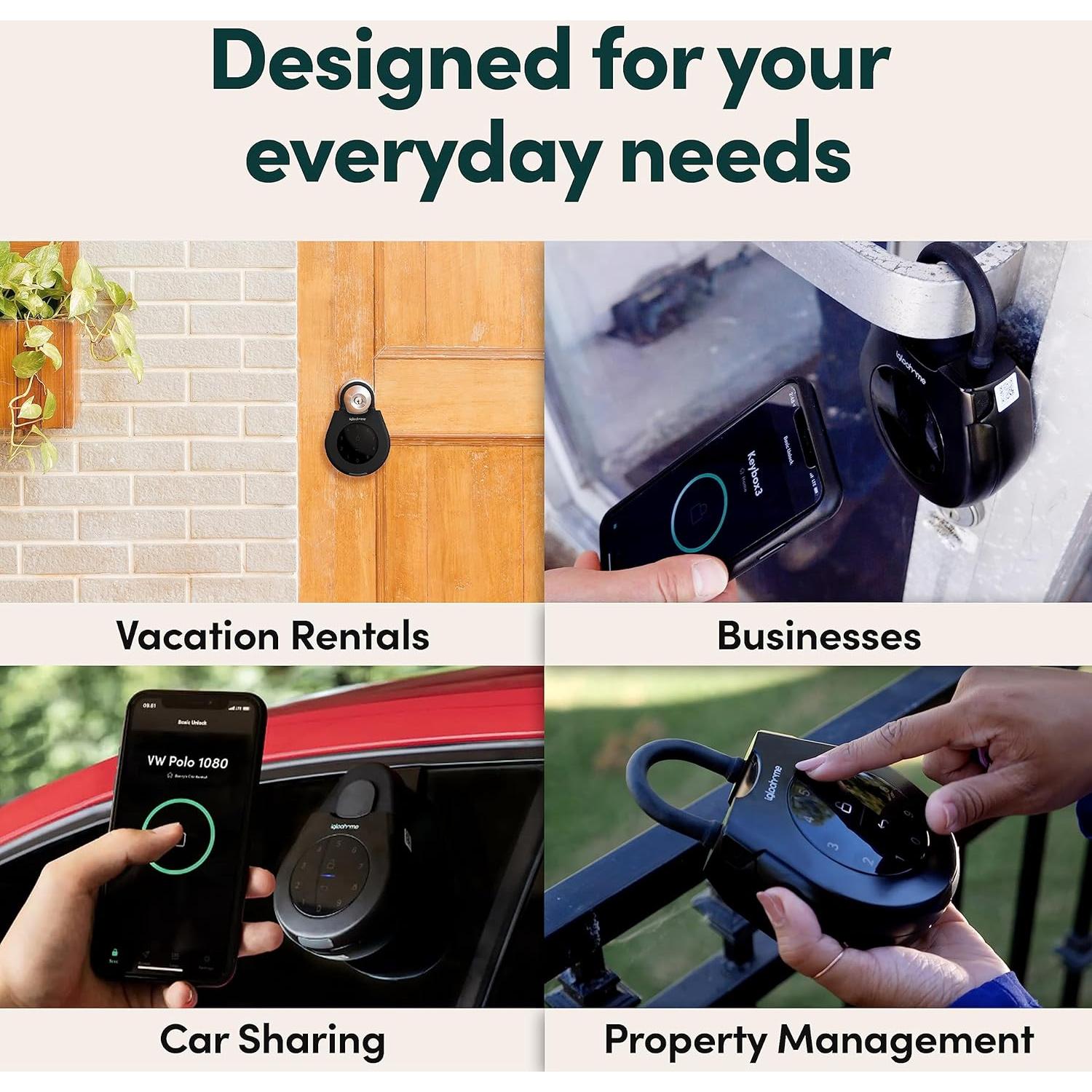 Caja de Llaves Inteligente igloohome Keybox 3 - Seguridad y Acceso Remoto