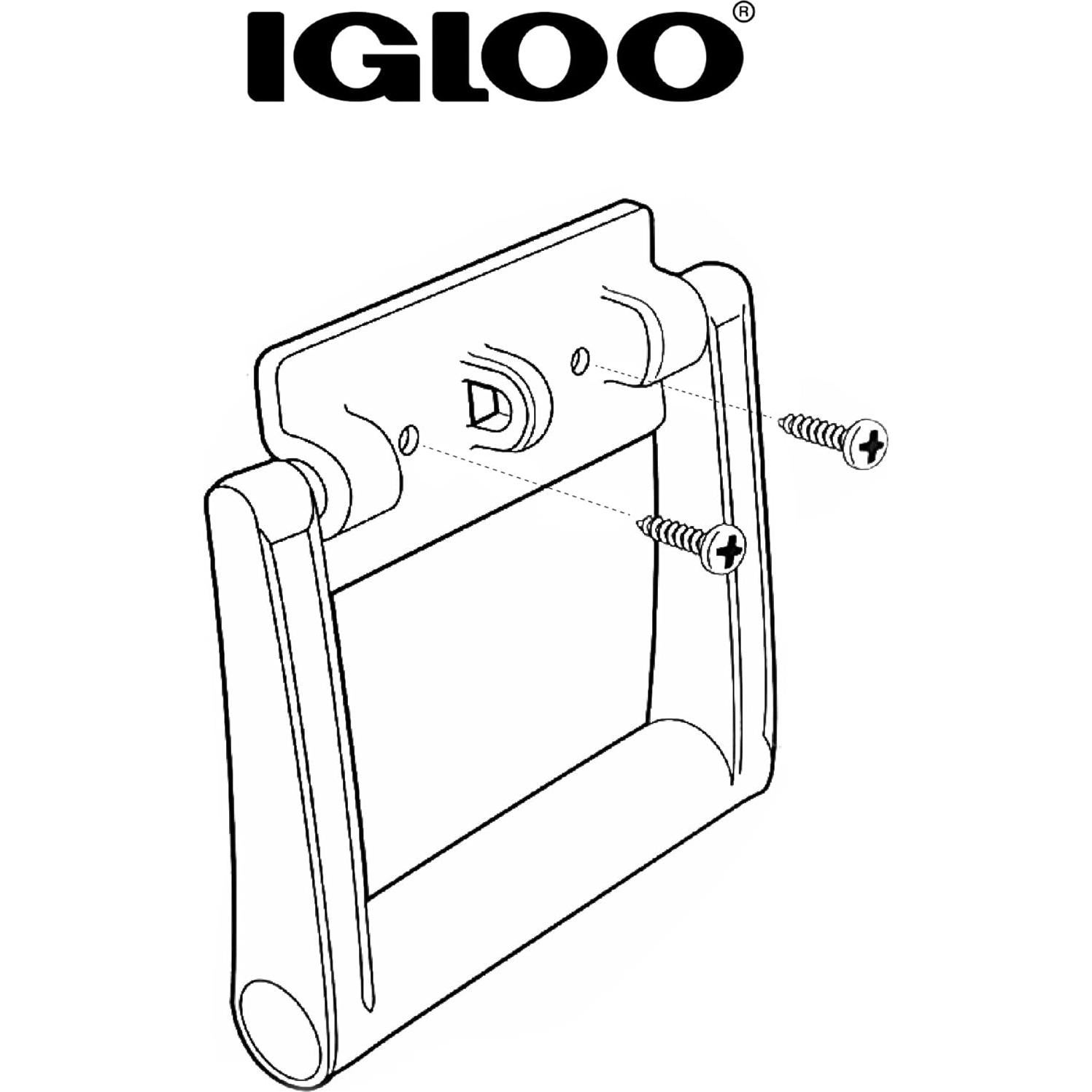 Mango de agarre de goma Igloo para enfriadores 25-75 Qt