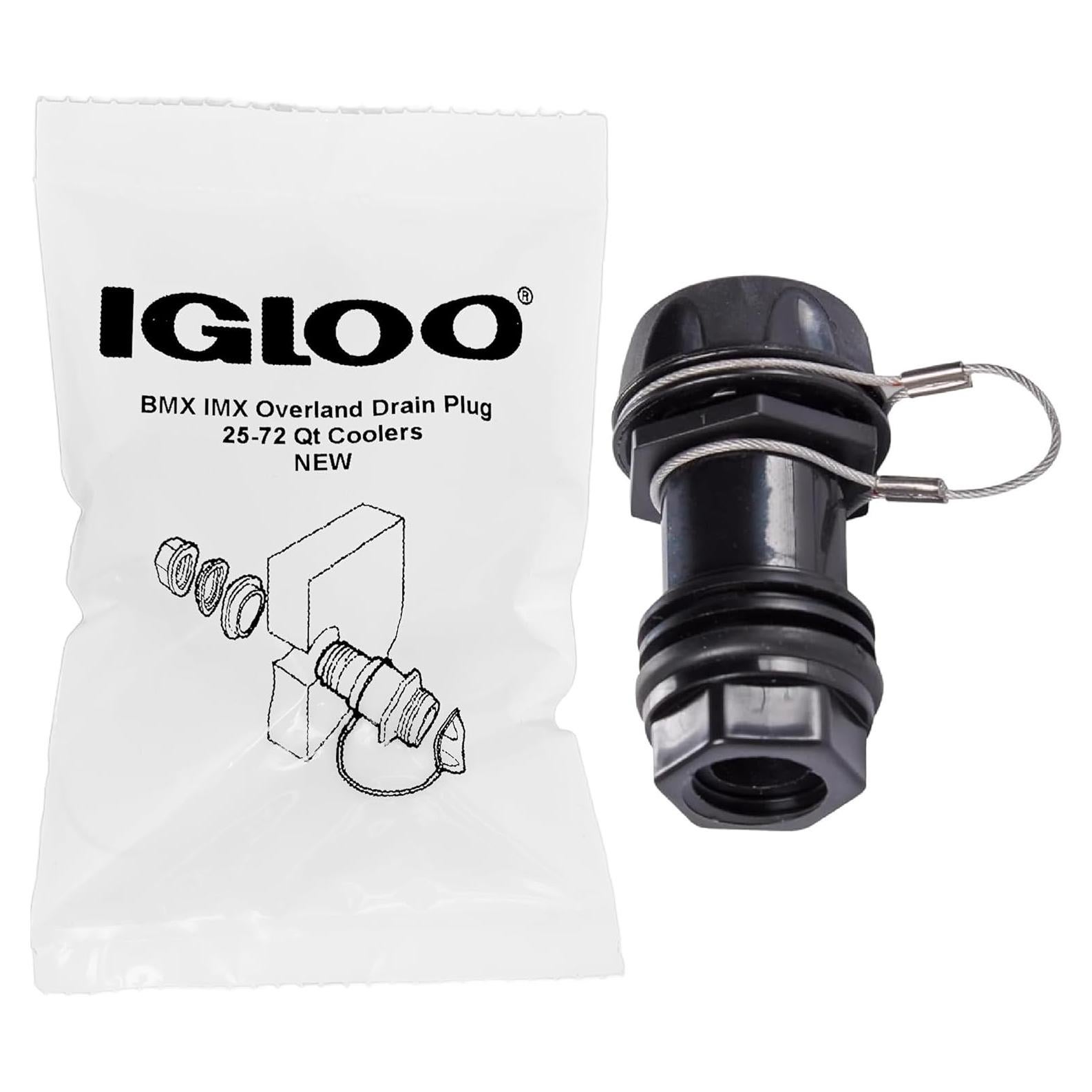 Tapón de Drenaje Igloo para Enfriadores BMX, Overland e IMX 25-72 Qt