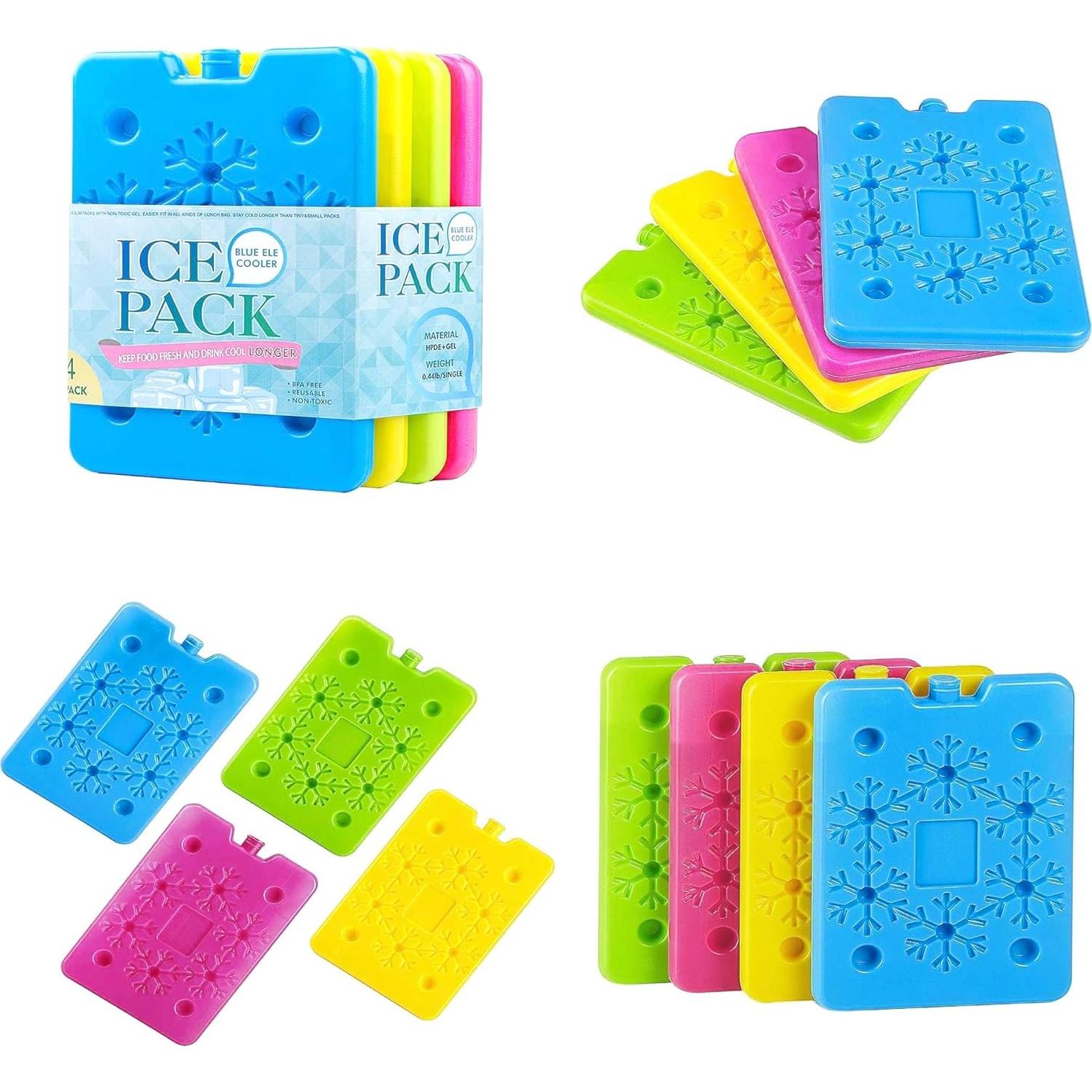 Paquete de Hielo Reutilizable Blue Ele - Set de 4 Unidades