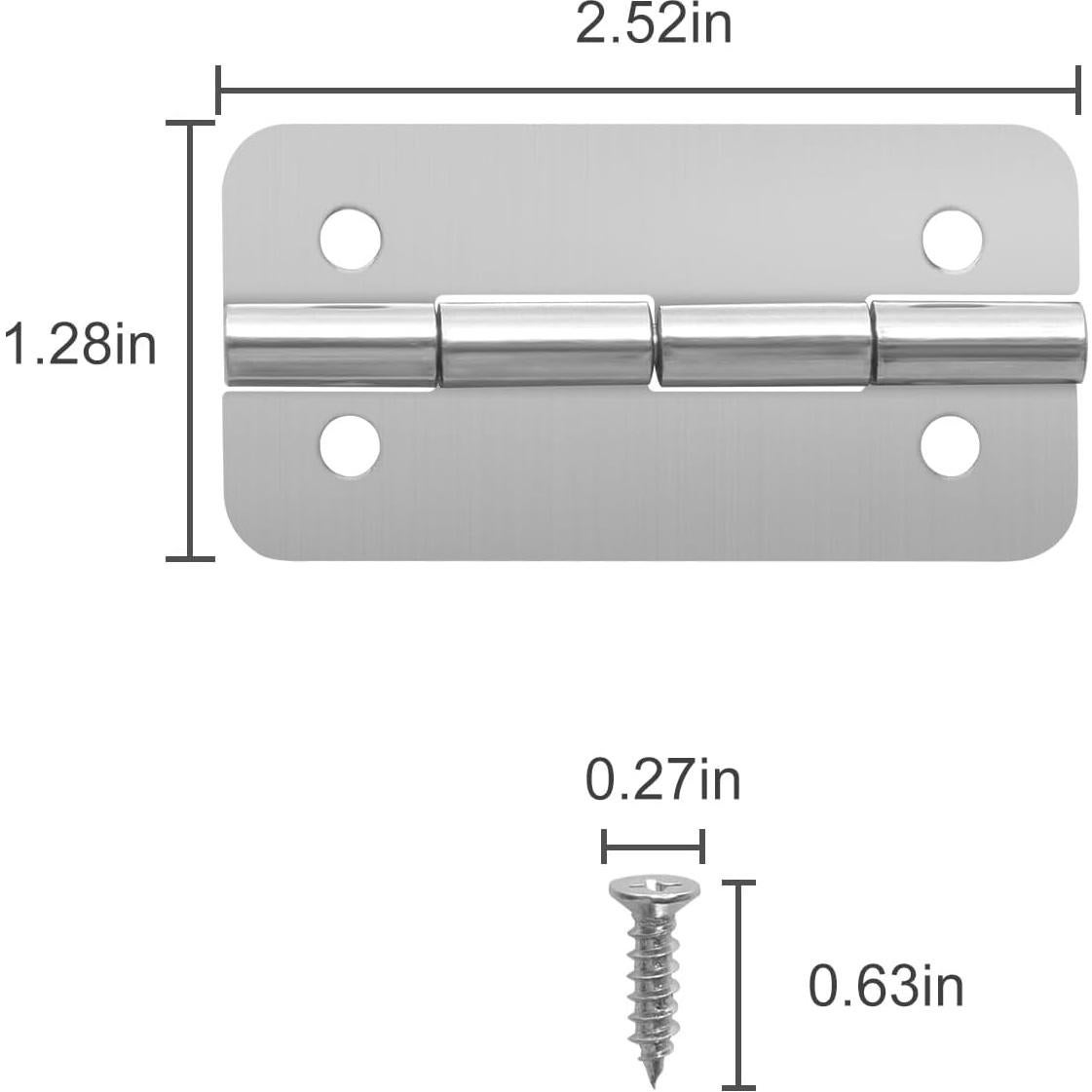 Bisagras de Acero Inoxidable GEAIN para Cooler Igloo - Paquete de 3