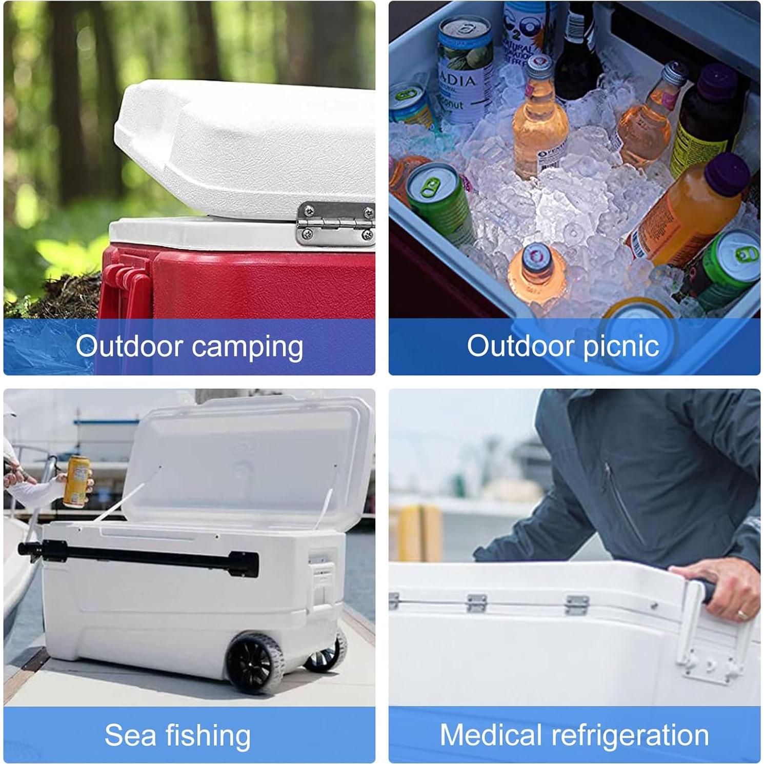 Bisagras de Acero Inoxidable GEAIN para Cooler Igloo - Paquete de 3