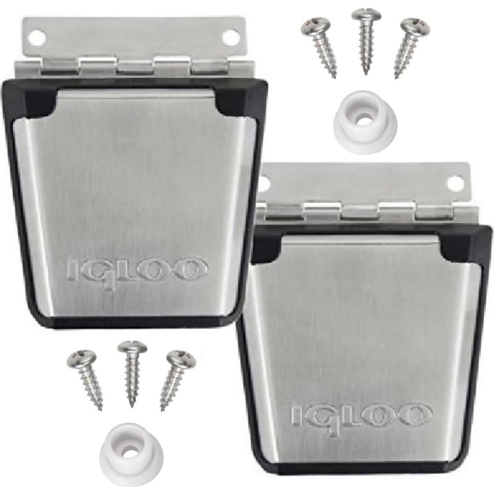 Cierre de Acero Inoxidable Igloo - Paquete de 2 con Tornillos
