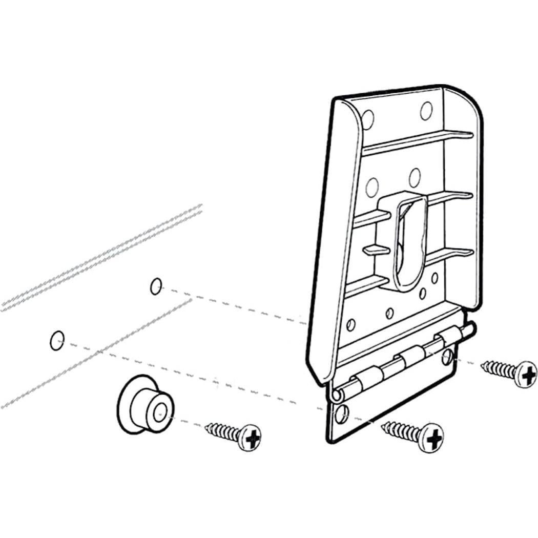 Cierre de Acero Inoxidable Igloo - Paquete de 2 con Tornillos