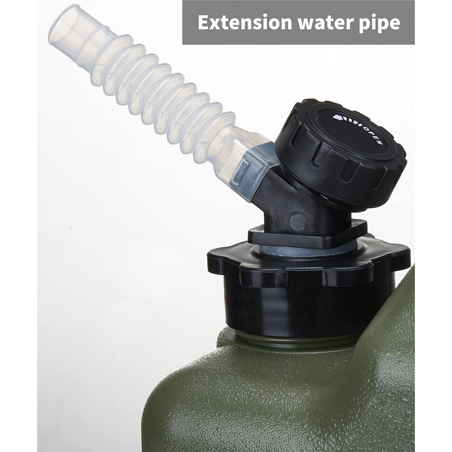 Jarra de Agua 5 Galones UPWOIGH Verde Militar Sin Fugas