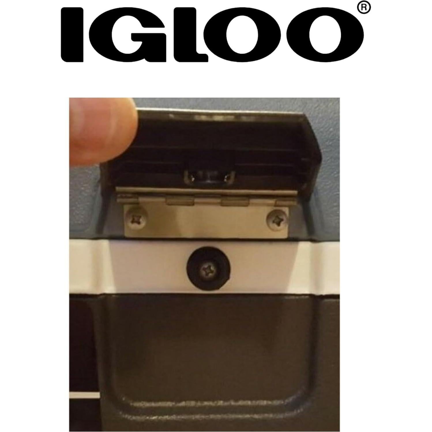 Pestillos Híbridos Igloo para Neveras 2-Pack Acero Inoxidable