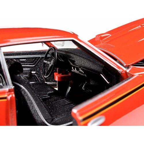 Motormax 1969 Pontiac GTO Naranja 1:24 Diecast Detallado