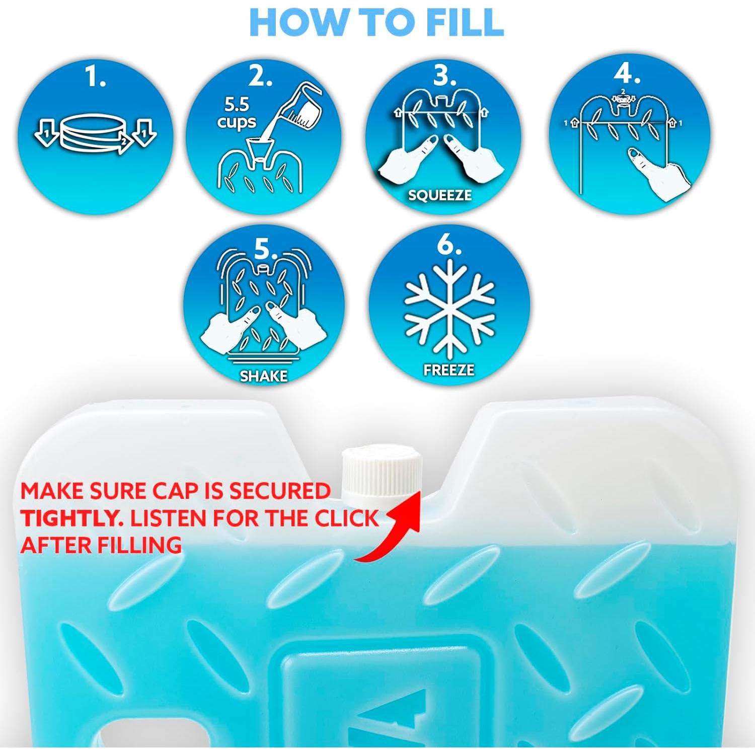 Paquete de Hielo Reutilizable Kona Azul 1.81kg - Enfriamiento Duradero