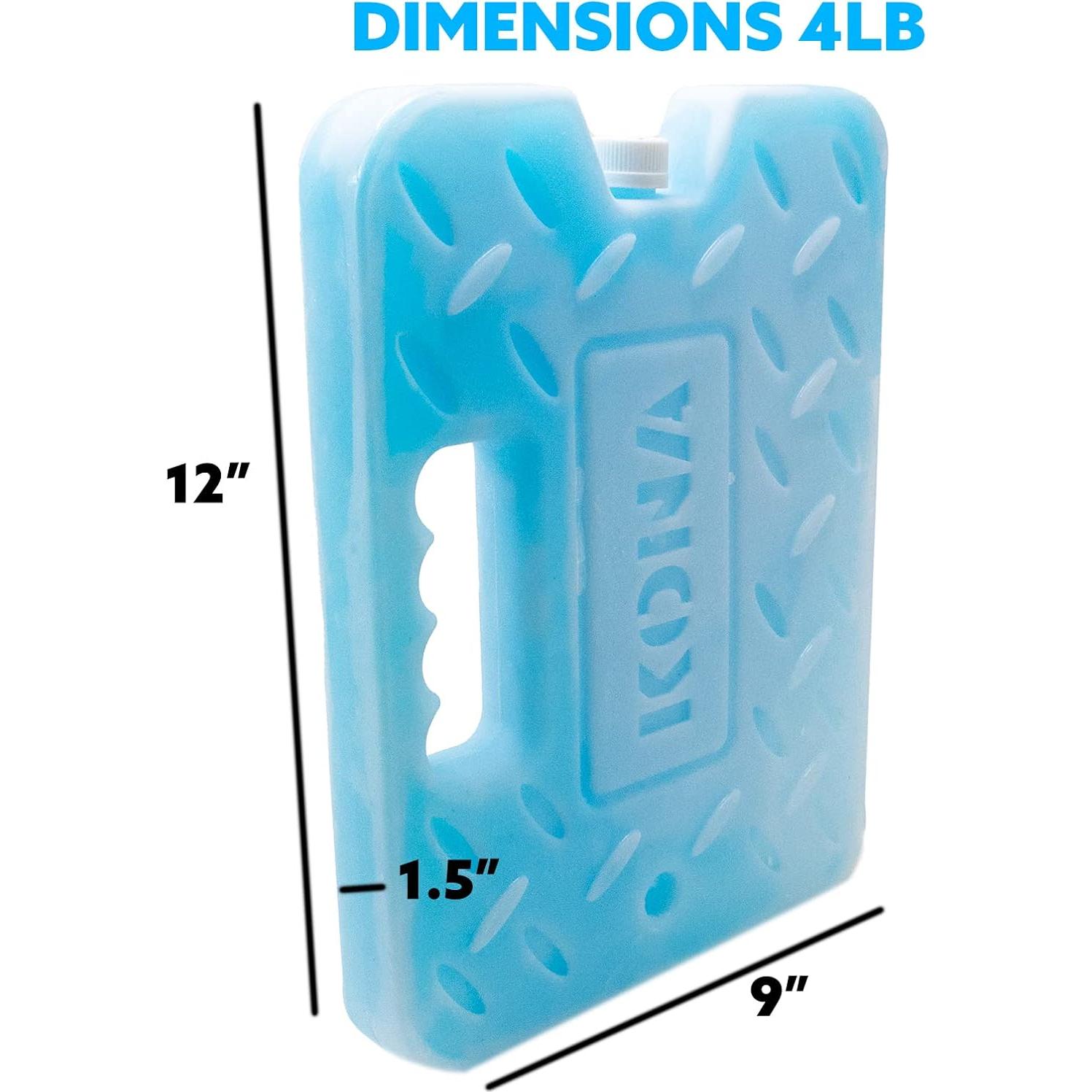 Paquete de Hielo Reutilizable Kona Azul 1.81kg - Enfriamiento Duradero