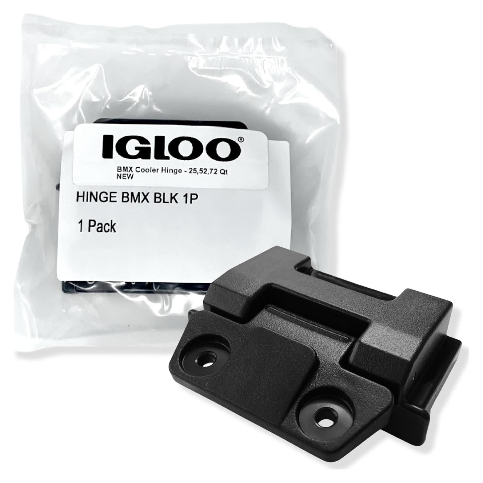 Bisagra Igloo para Enfriadores BMX 25, 52, 72 Qt, Plástico Negro