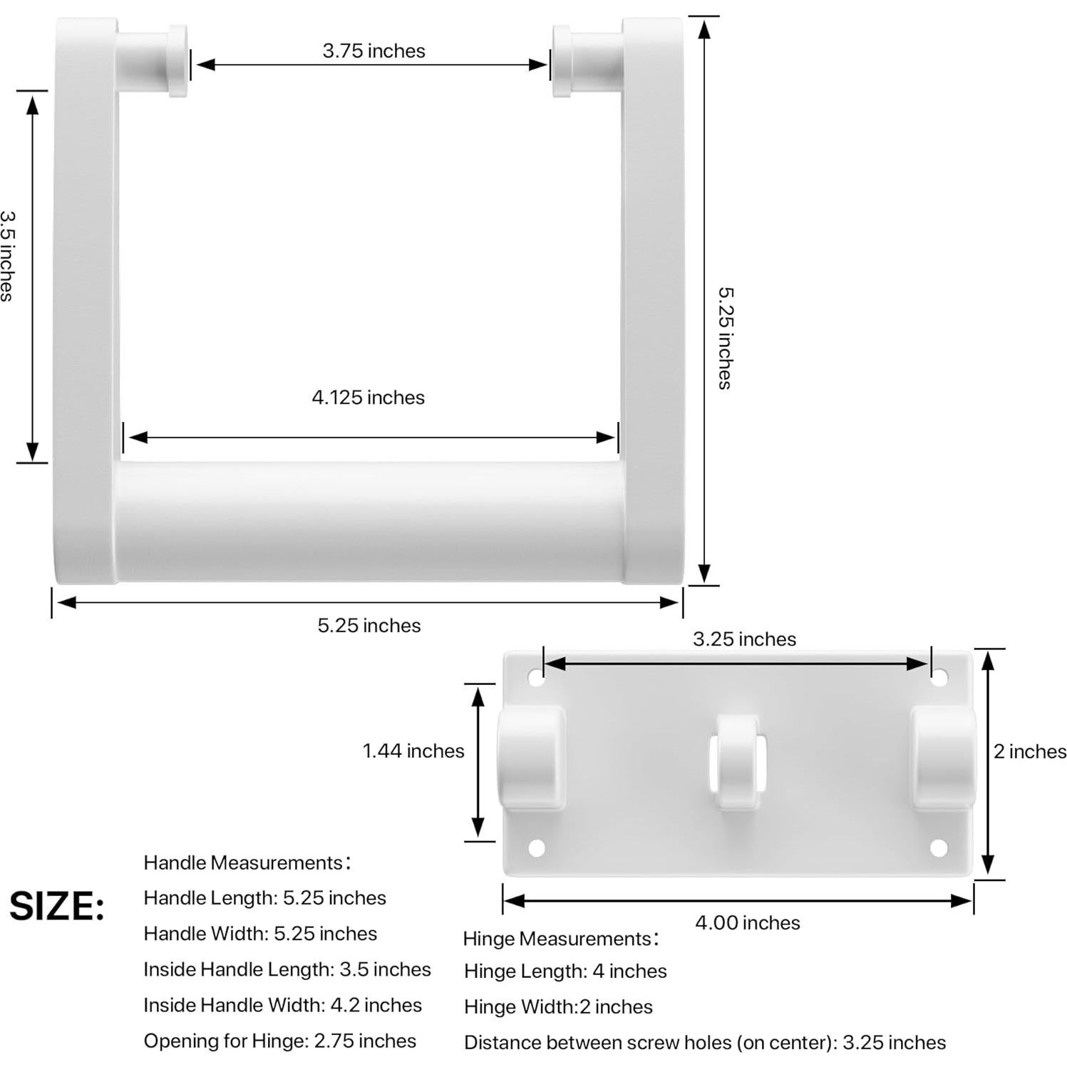21025 Replacement Handles for Coolers,Compatible with 90-100 Qt Coolers，High Strength Plastic Handles & Screws Replacement Parts-2 Pack
