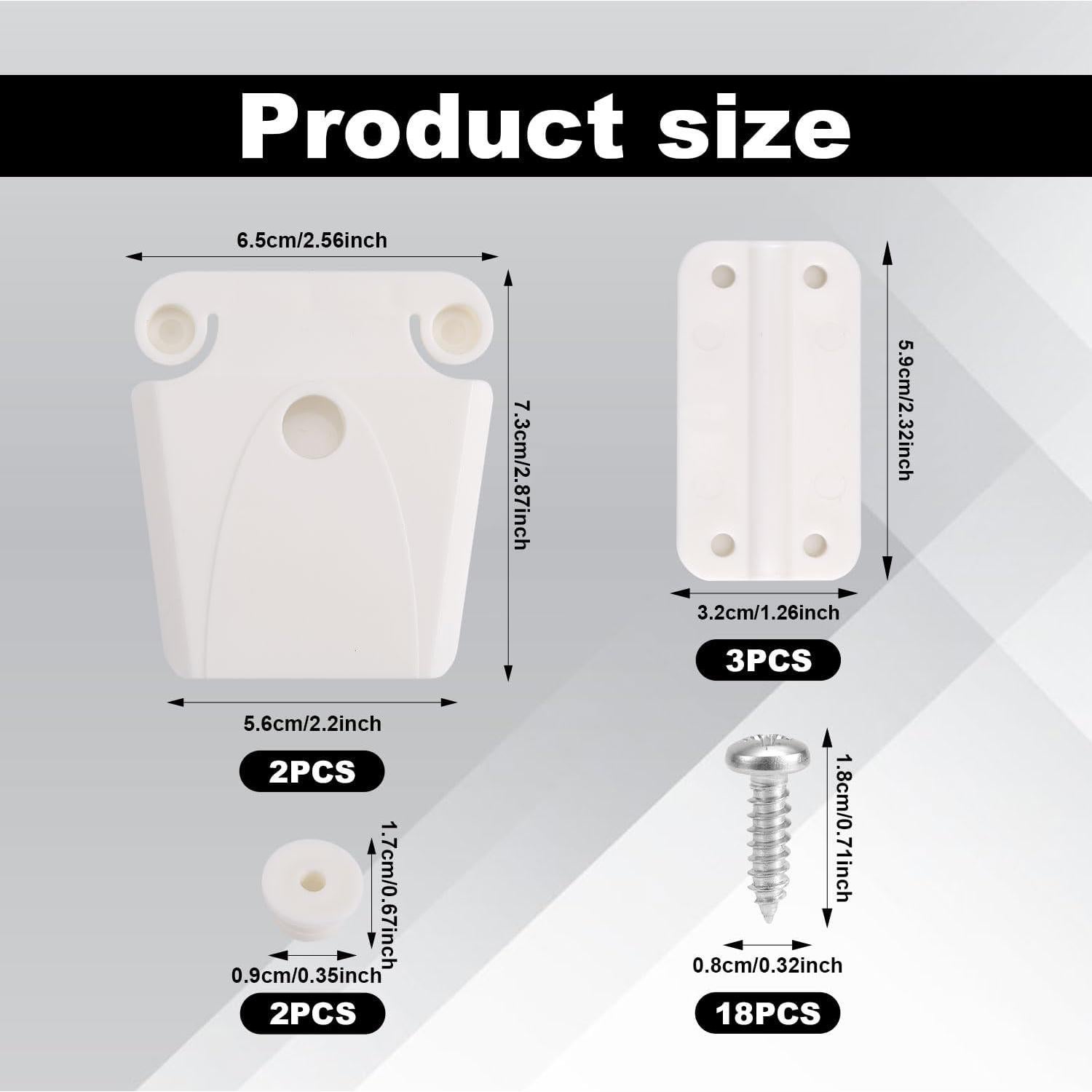 Kit de Bisagras y Pestillos BOXOB M14174 para Enfriador
