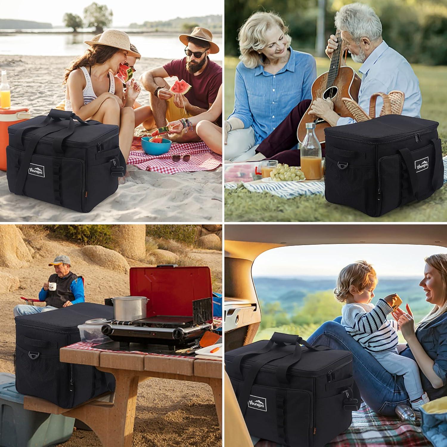 Bolsa Térmica Suave YOUNGOA 32L Impermeable Plegable Camping