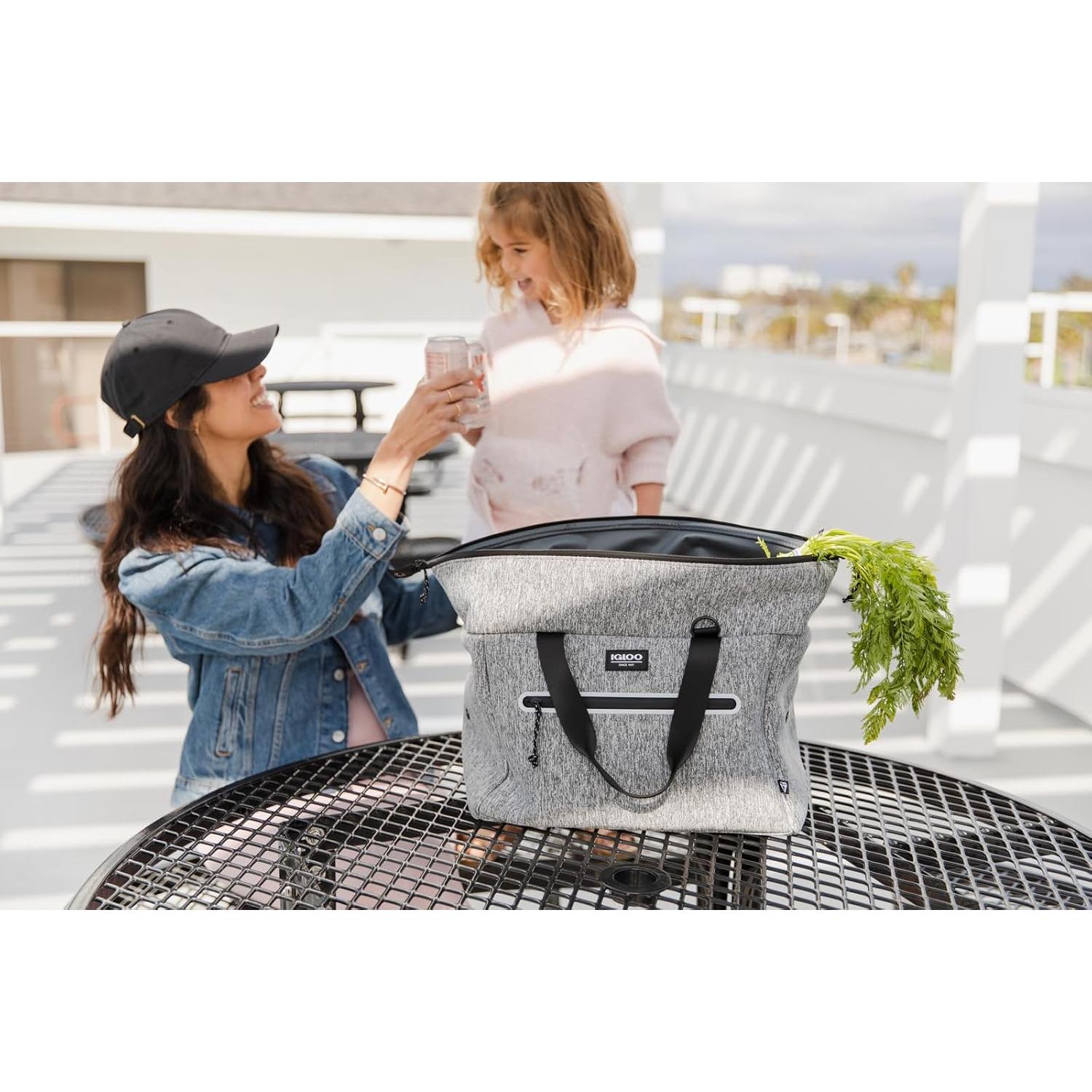 Cooler Igloo Moxie Gris Claro, Neopreno, Aislante, Ligero