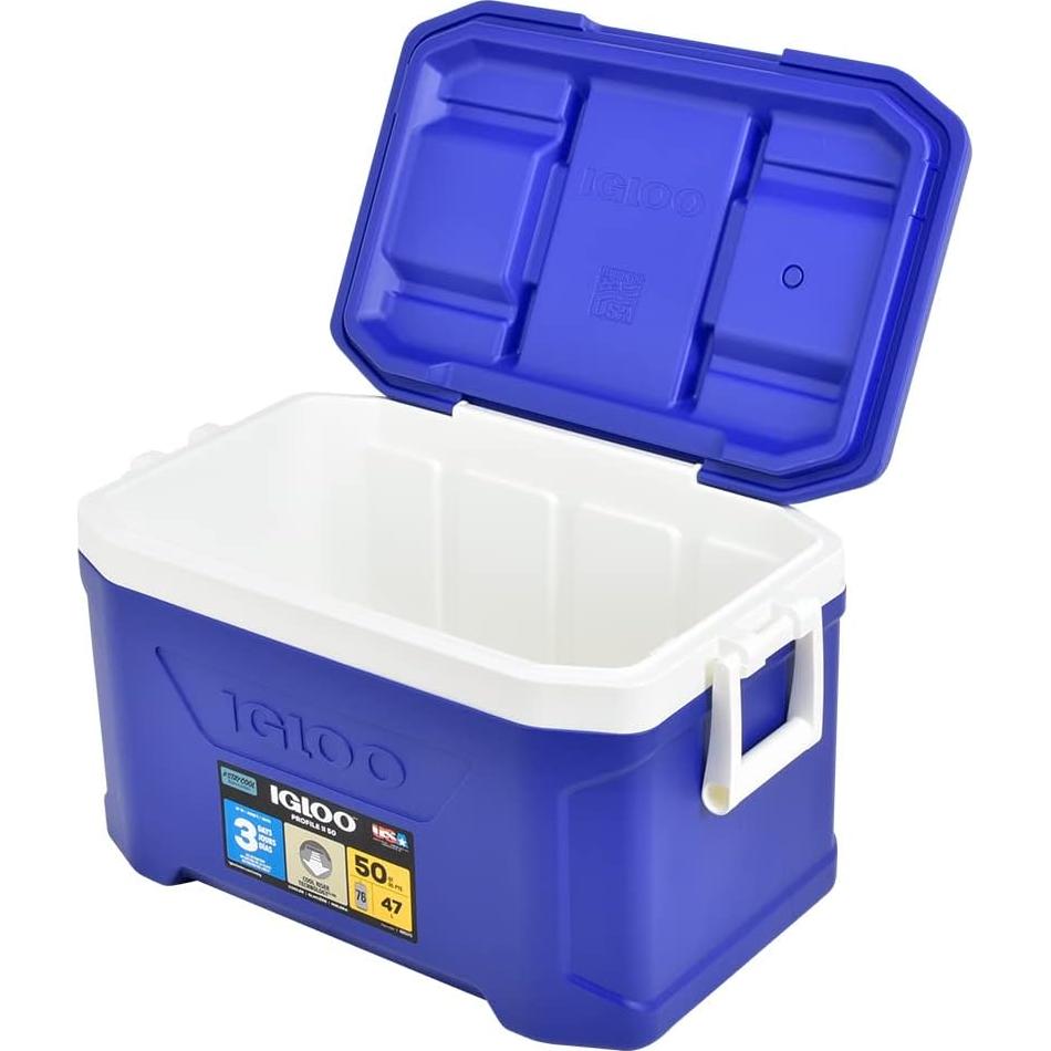 Hielera Igloo Perfil II 50 Qt Azul - Aislada y Ecológica