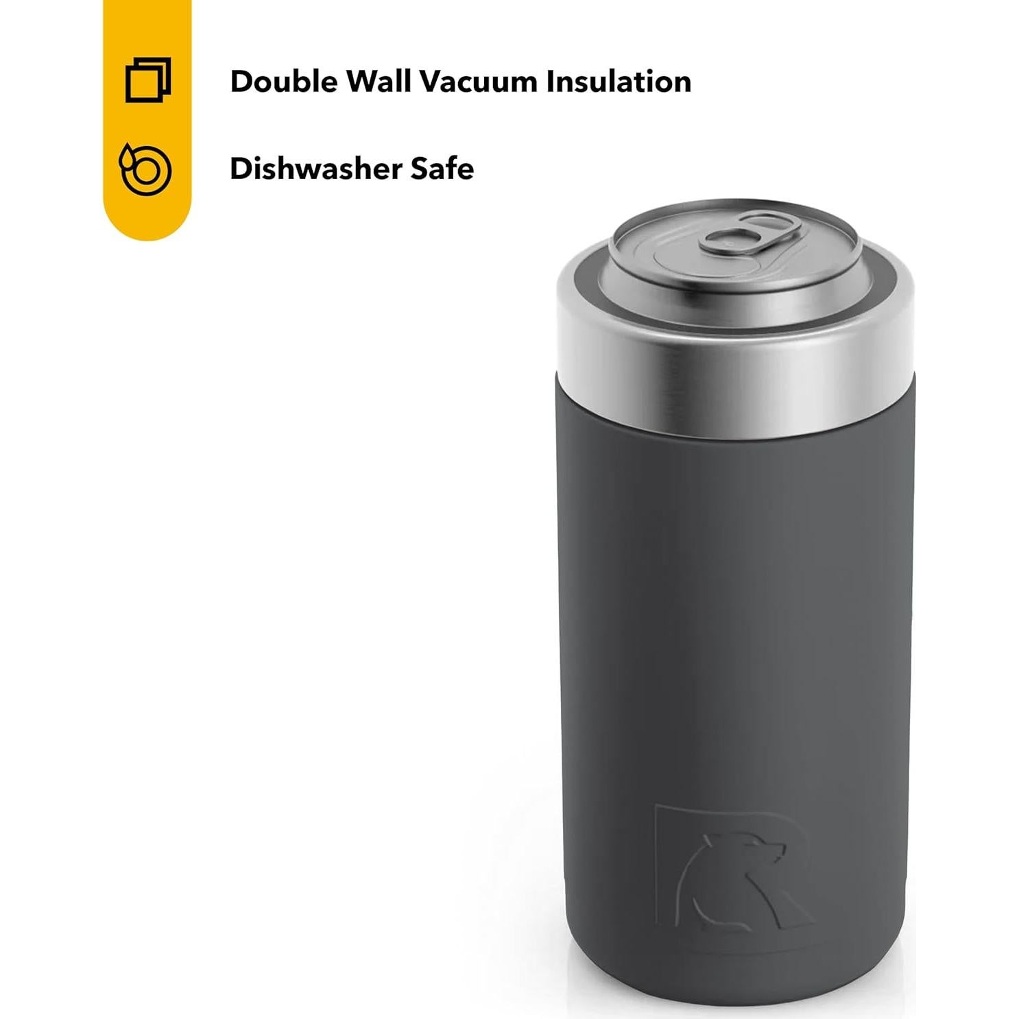 Enfriador de Latas RTIC Craft 16 oz Acero Inoxidable Carbón