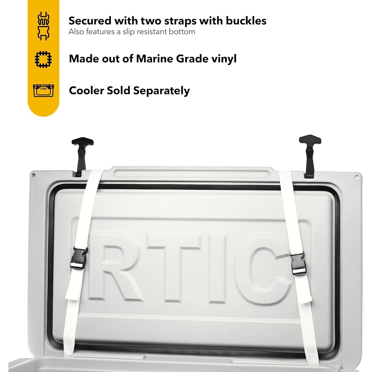 Cojín de Asiento RTIC Ultra Resistente para Enfriador 110 QT