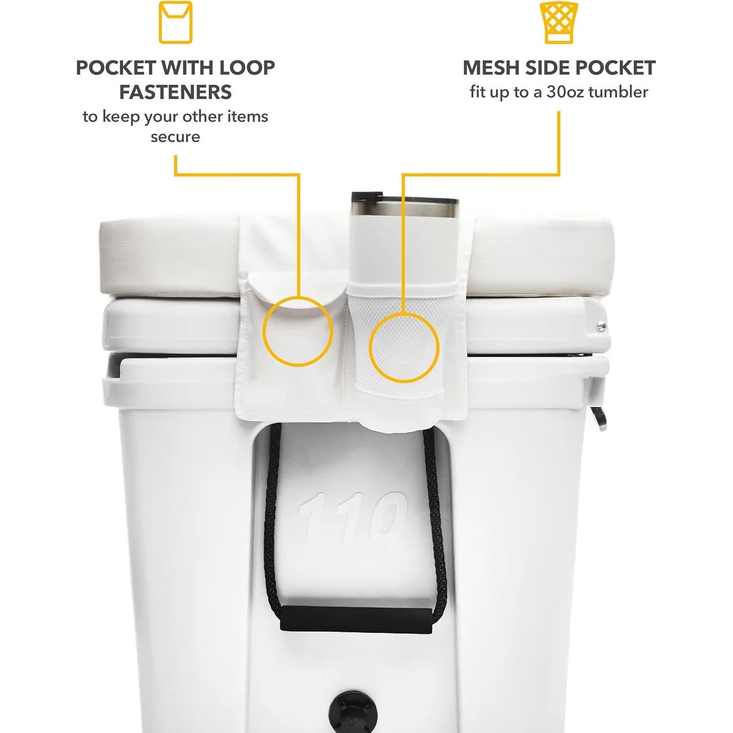 Cojín de Asiento RTIC Ultra Resistente para Enfriador 110 QT