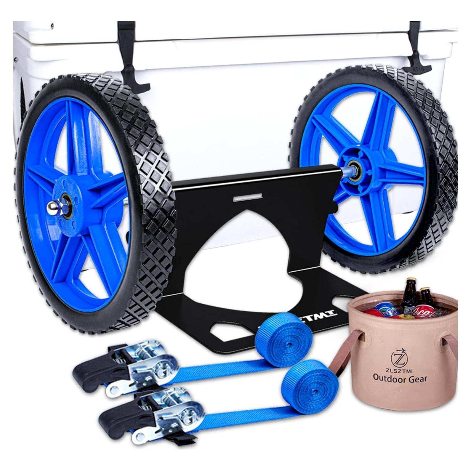 Kit de Ruedas para Enfriadores ZLSZTMI Ajustable 113.4 kg