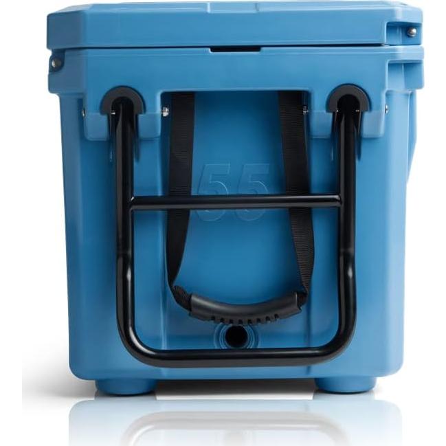 Enfriador Cobalto 55Q con Ruedas - Azul, Mantiene Hielo 3 Días