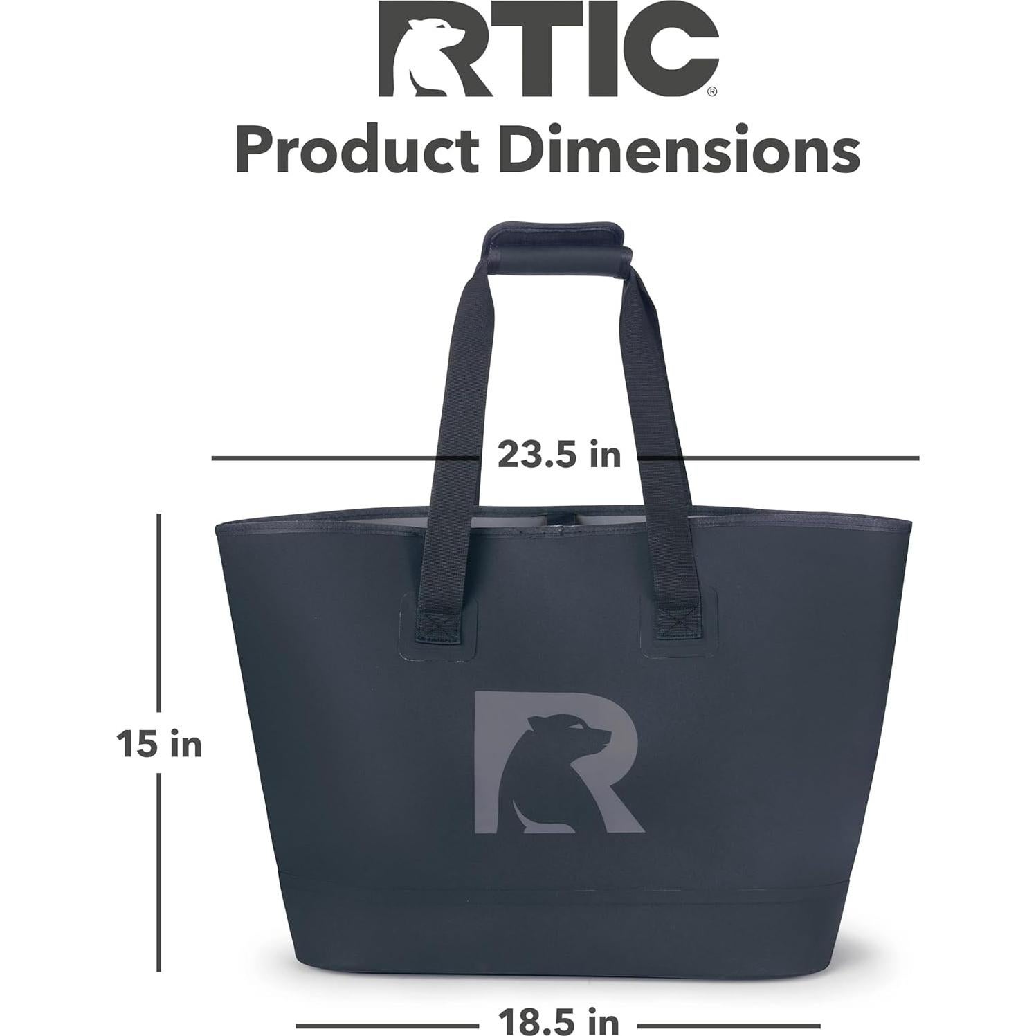 Bolsa Tote Ultra Resistente RTIC Impermeable 47x60x38cm Marino