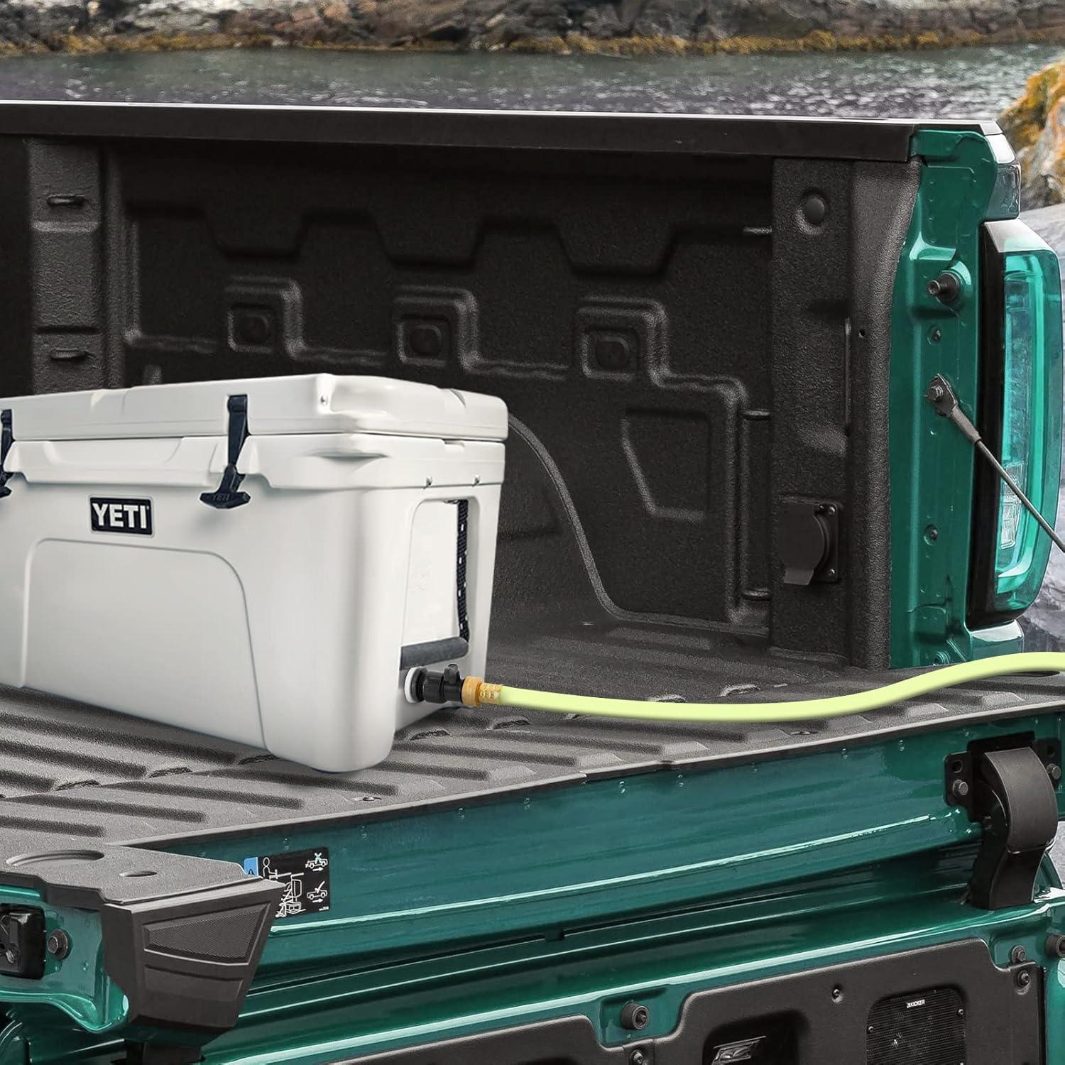 Conector de Manguera WADEO para Tapón de Drenaje Cooler YETI