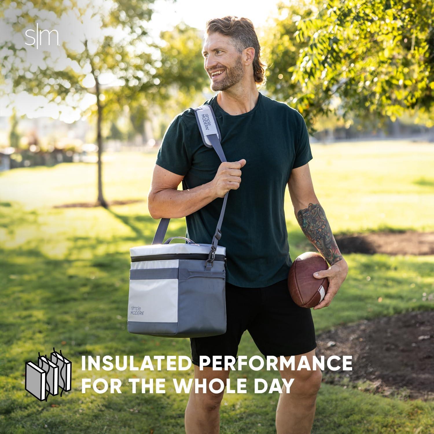 Enfriador de Día Simple Moderno 11L Poliester 12 Latas Lila