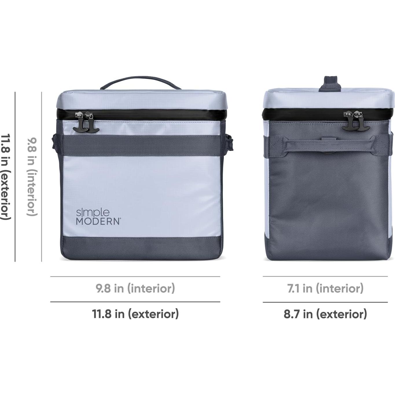 Enfriador de Día Simple Moderno 11L Poliester 12 Latas Lila