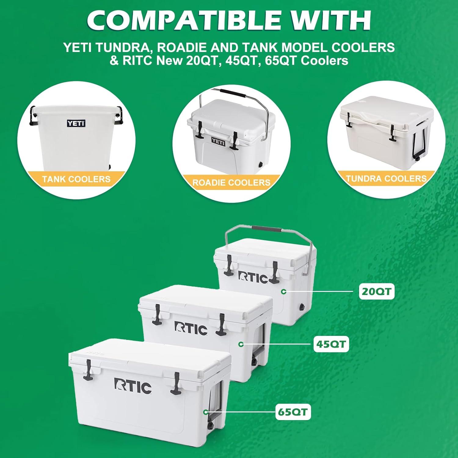 Cooler Drain Plug Hose Connection Kit with 6FT Garden Hose and Shut Off Valve for Yeti, Rtic Coolers