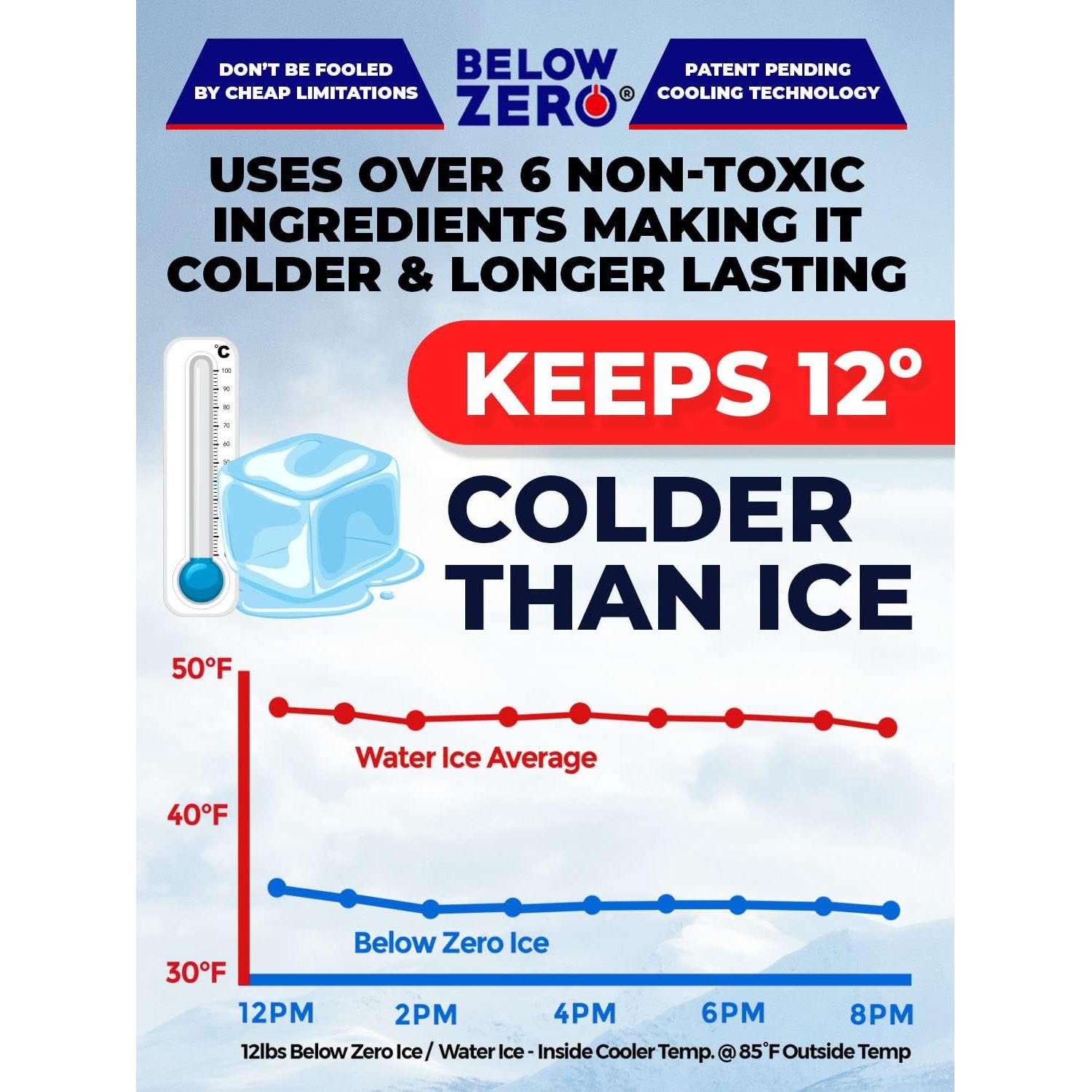 Paquete de Hielo Reutilizable Below Zero 2 Unidades 35.5x25.4 cm