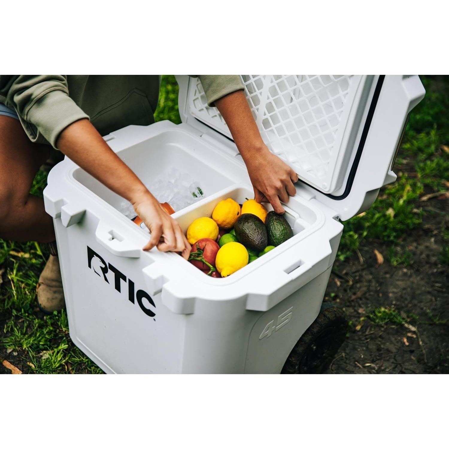 Inserto de Canasta para Productos Secos RTIC 45 QT Blanco