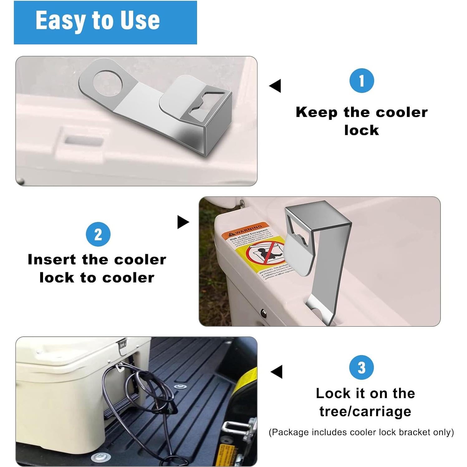 Soporte de Bloqueo para Cooler DUDSOEHO con Abrebotellas - 2 Unidades