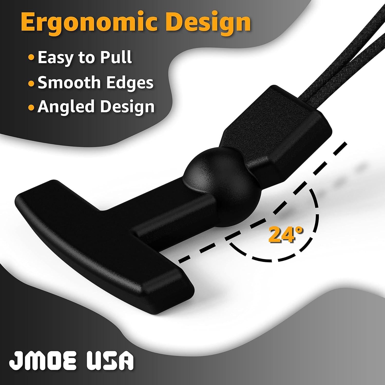 Tiradores de Cremallera Jmoe USA para Yeti y RTIC - Paquete de 2