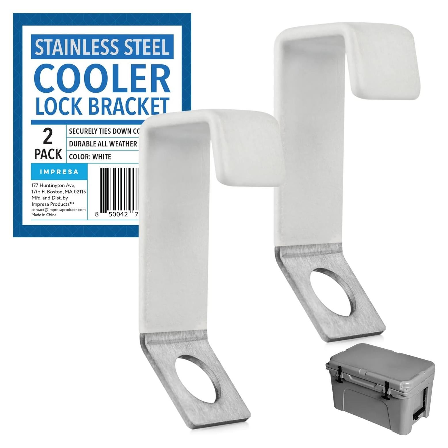 Soporte de Bloqueo IMPRESA para Cooler Blanco - Kit de Sujeción