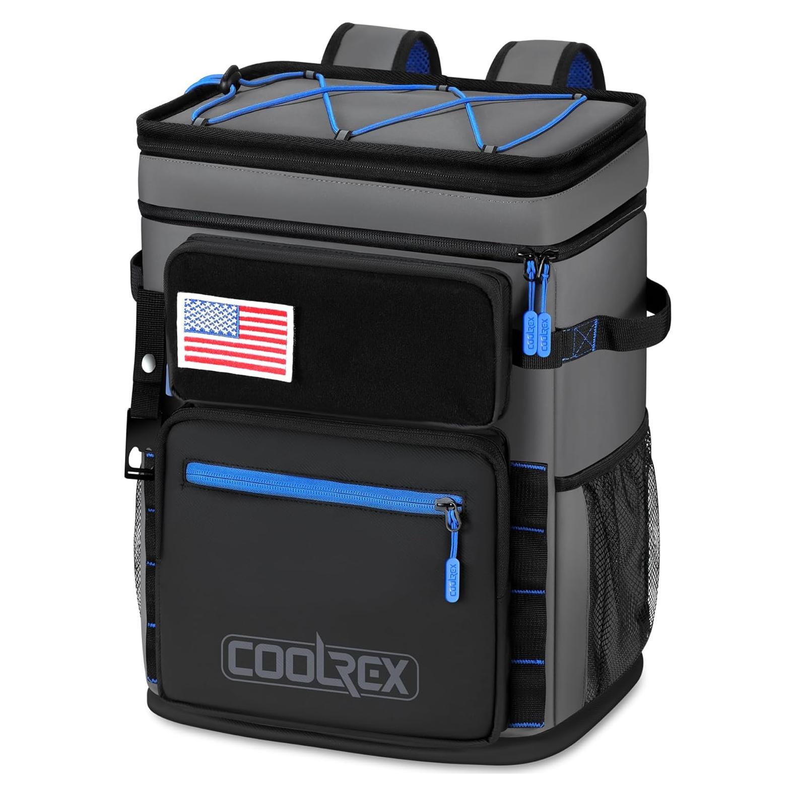 Mochila Enfriadora COOLREX 36 Latas Impermeable 22.7L