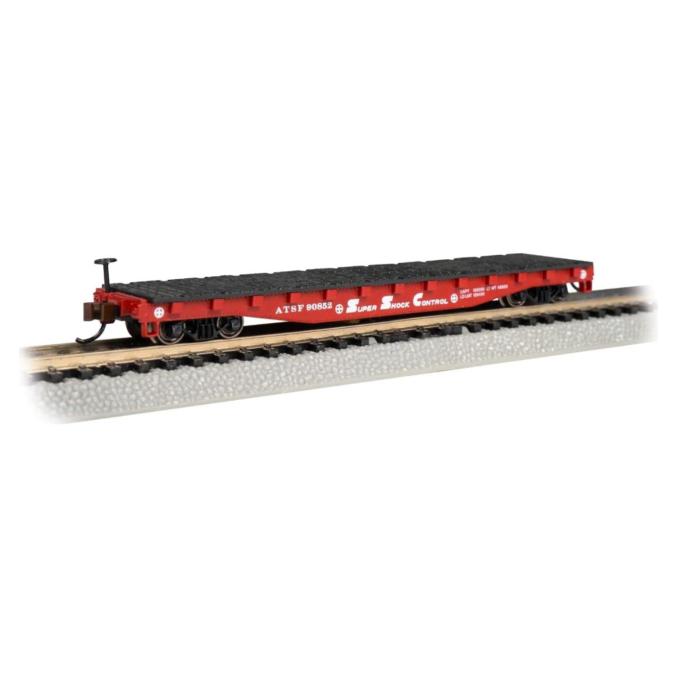 Carro Plano Bachmann ATSF #90852 Escala N 10x3x0.76 cm