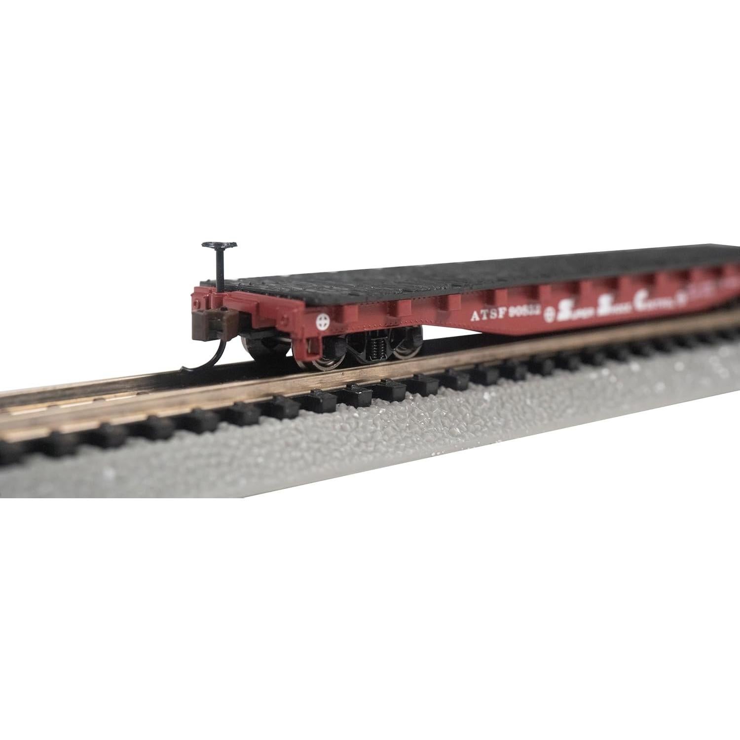 Carro Plano Bachmann ATSF #90852 Escala N 10x3x0.76 cm