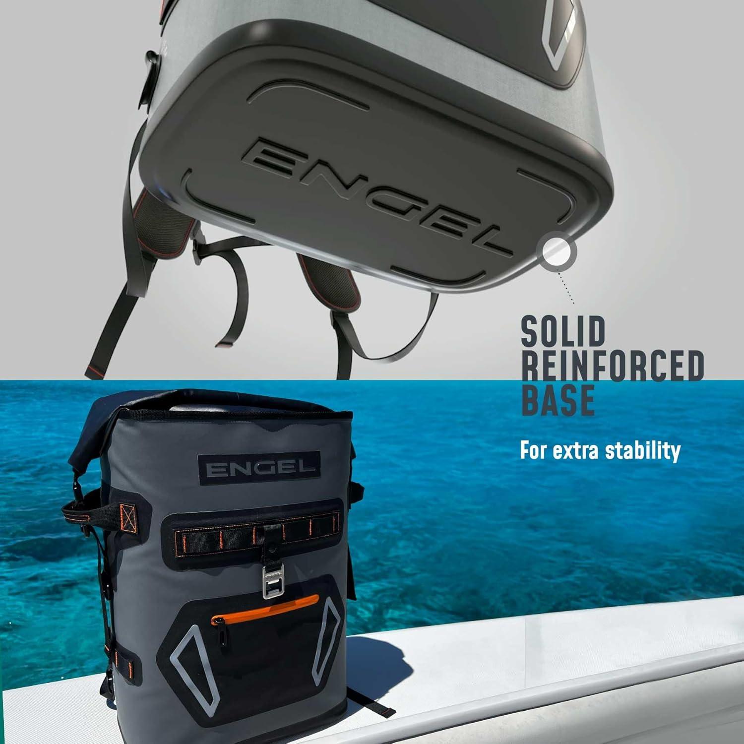 Mochila Enfriador Engel BP25 25 Cuartos Gris Lima